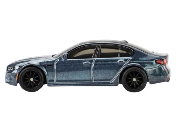2021 BMW M5 Gray Metallic with Black Top "Mission: Impossible – Dead Reckoning" (2023) Movie "Pop Culture" Series Diecast Model Car by Hot Wheels #2