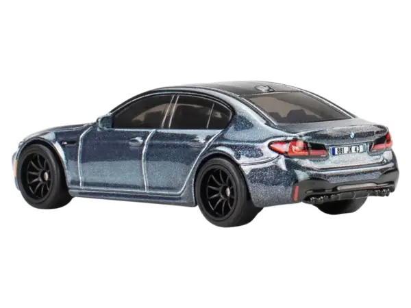 2021 BMW M5 Gray Metallic with Black Top "Mission: Impossible – Dead Reckoning" (2023) Movie "Pop Culture" Series Diecast Model Car by Hot Wheels #3