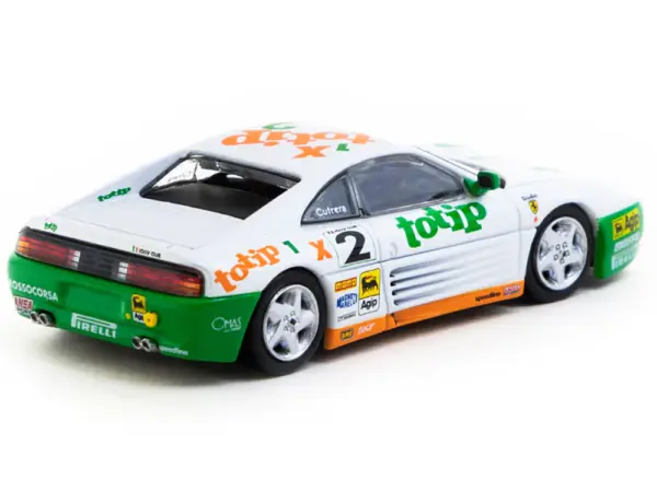 Ferrari 348 Challenge #2 Paolo Cutrera "Ferrari 348 Challenge" (1993) "Hobby64" Series 1/64 Diecast Model Car by Tarmac Works #3