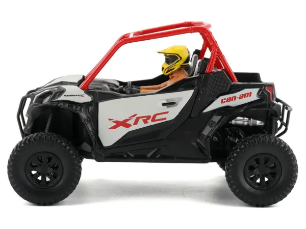 Can-Am Maverick Sport XRC 1000R Red and Gray with Driver Figure 1/32 Diecast Model by BRP Models #2