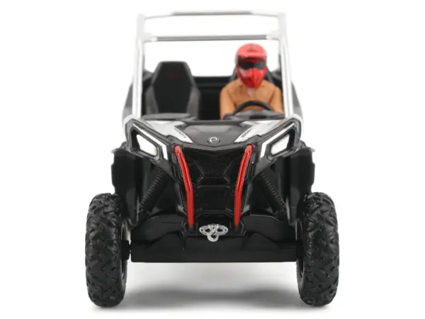 Can-Am Maverick Sport XXC 1000R Silver Metallic and Black with Driver Figure 1/32 Diecast Model by BRP Models #5