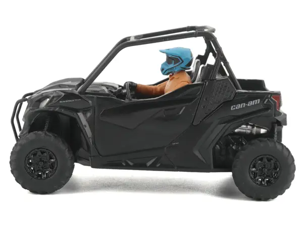 Can-Am Maverick Trail DPS 1000 Matt Black with Driver Figure 1/32 Diecast Model by BRP Models #2