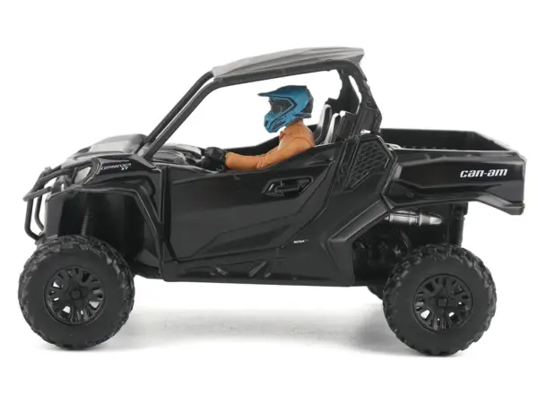 Can-Am Commander XT 1000R Matt Black with Driver Figure 1/32 Diecast Model by BRP Models #2