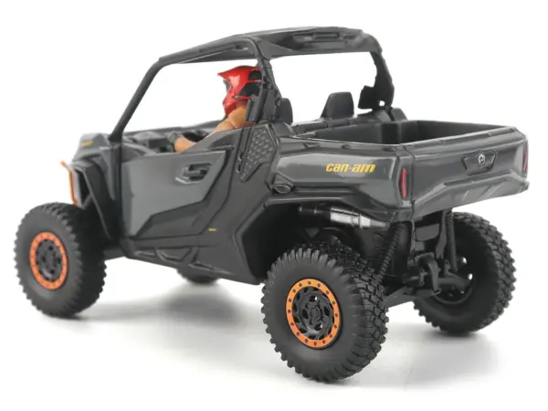 Can-Am Commander XT-P 1000R Gray and Orange with Driver Figure 1/32 Diecast Model by BRP Models #3