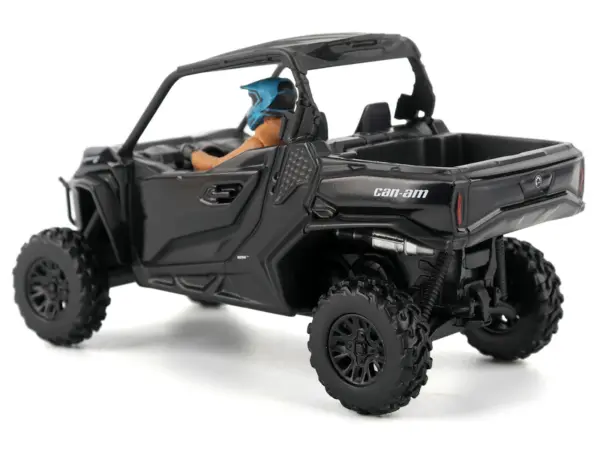 Can-Am Commander XT 1000R Matt Black with Driver Figure 1/32 Diecast Model by BRP Models #3