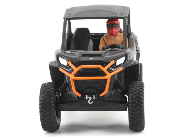 Can-Am Commander XT-P 1000R Gray and Orange with Driver Figure 1/32 Diecast Model by BRP Models #4