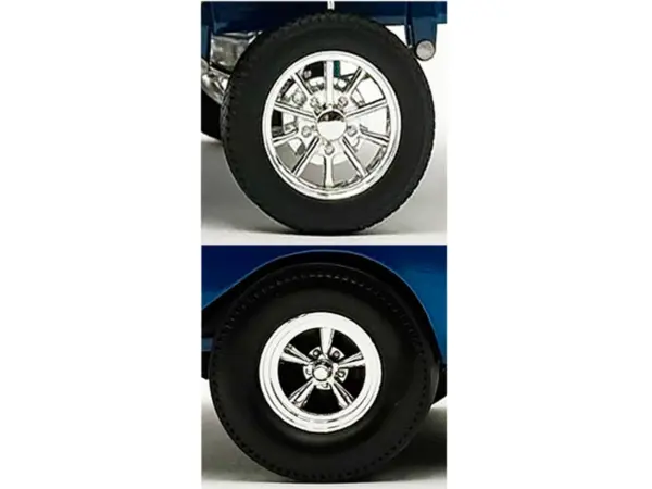 "Drag" Wheel and Tire Set of 4 pieces from "1957 Chevrolet 150 Gasser 'High Roller'" for 1/18 Scale Models by ACME #2