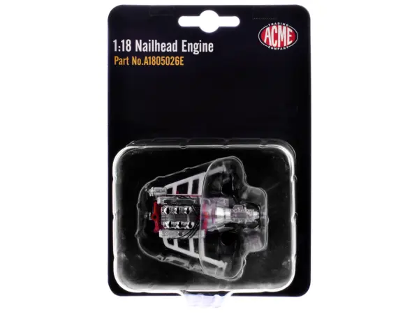 Nailhead Engine Replica from "1932 Ford 3 Window Coupe 'Peppermint Twist'" 1/18 Model by ACME #3
