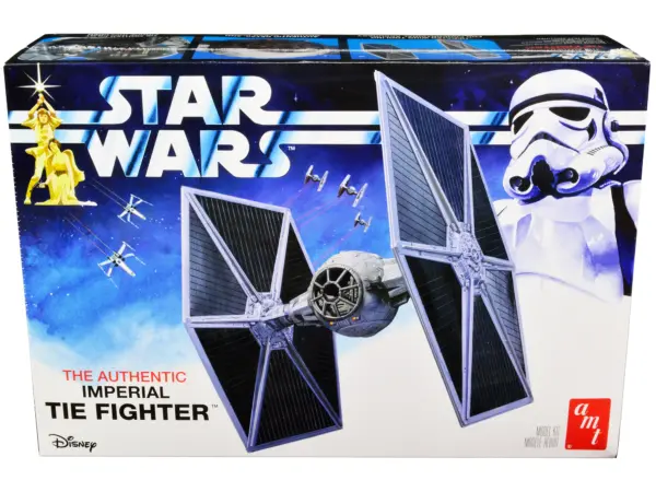 Skill 2 Model Kit Imperial Tie Fighter "Star Wars" (1977) Movie Model by AMT #1