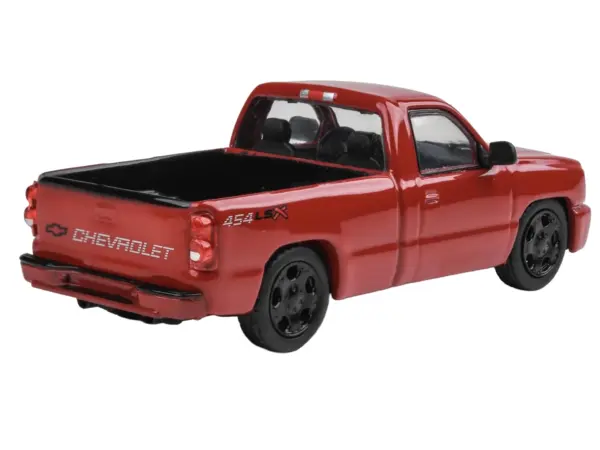 2006 Chevrolet Silverado 454 LSX Pickup Truck Victory Red 1/64 Diecast Model Car by Paragon Models #2