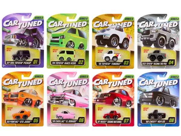"Mainline" 2025 Series 6 Set of 8 Pieces Diecast Model Cars by CarTuned #1