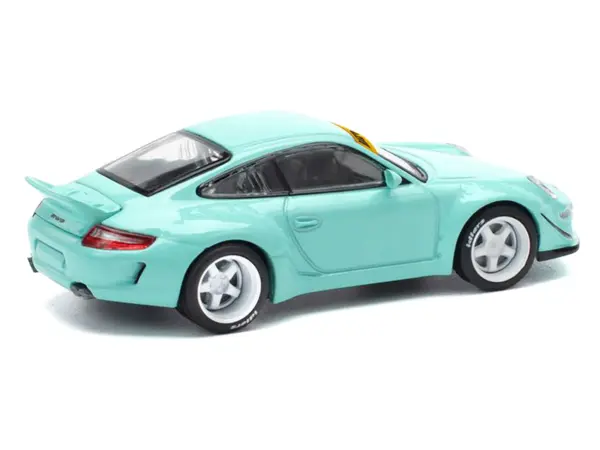 997 RWB Light Blue 1/64 Diecast Model Car by Pop Race #3