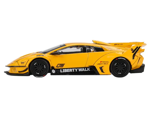 Lamborghini Murcielago GT EVO LB-Silhouette Works Yellow Limited Edition 1/64 Diecast Model Car by Mini GT #2
