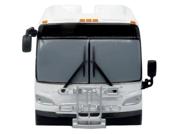 New Flyer Xcelsior Transit Bus Bank White "The Bus & Motorcoach Collection" Limited Edition to 504 Pieces Worldwide 1/43 Model by Iconic Replicas #4
