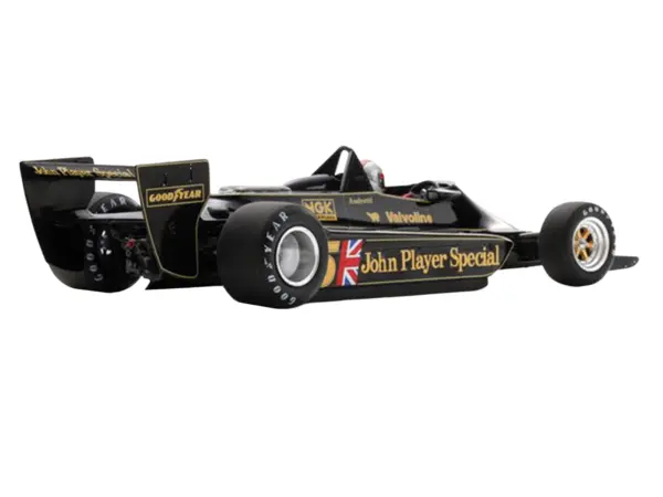 Lotus 79 #5 Mario Andretti "John Player Team Lotus" Winner Formula One F1 "Belgian GP" (1978) with Acrylic Display Case 1/18 Model Car by Spark #4