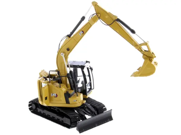 CAT Caterpillar 315 Track Type Hydraulic Excavator Yellow with Operator "High Line" Series 1/50 Diecast Model by Diecast Masters #3