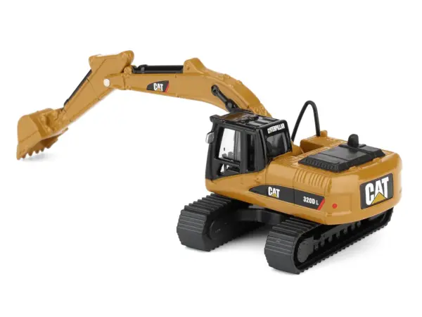 CAT Caterpillar 320D L Hydraulic Excavator Yellow 1/87 (HO) Diecast Model by Diecast Masters #2