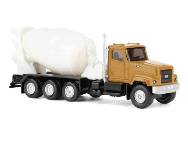 CAT Caterpillar CT681 Concrete Mixer Yellow 1/87 (HO) Diecast Model by Diecast Masters #3