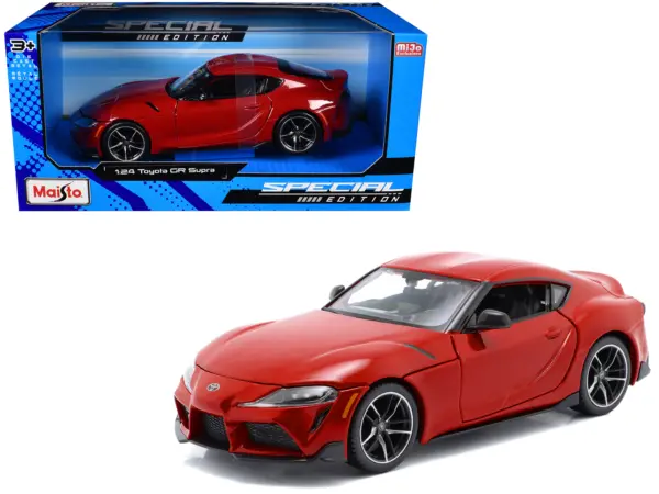 Toyota GR Supra Red "Special Edition" Series 1/24 Diecast Model Car by Maisto #1
