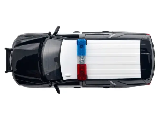 2025 Chevrolet Tahoe PPV "CHP (California Highway Patrol)" Black and White with Flashing Light Bar and Front and Rear Lights and Sounds 1/24 Diecast Model Car by Motormax #5