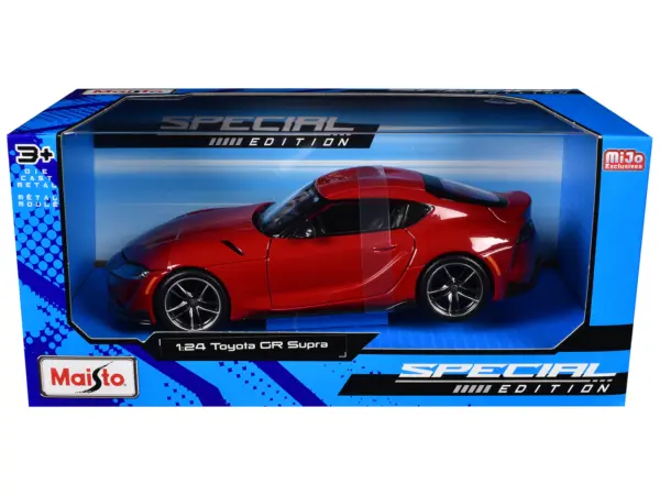 Toyota GR Supra Red "Special Edition" Series 1/24 Diecast Model Car by Maisto #3