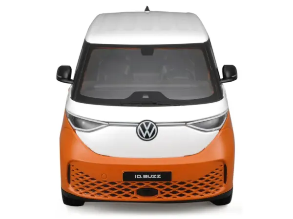 2023 Volkswagen ID. Buzz Van Orange and White "Special Edition" Series 1/24 Diecast Model Car by Maisto #3