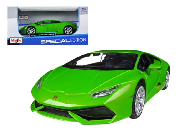 Lamborghini Huracan LP610-4 Green 1/24 Diecast Model Car by Maisto #1