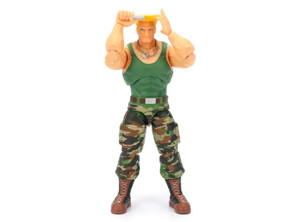 Guile 6" Moveable Figure with Accessories and Alternate Head and Hands "Ultra Street Fighter II: The Final Challengers" (2017) Video Game Model by Jada #4