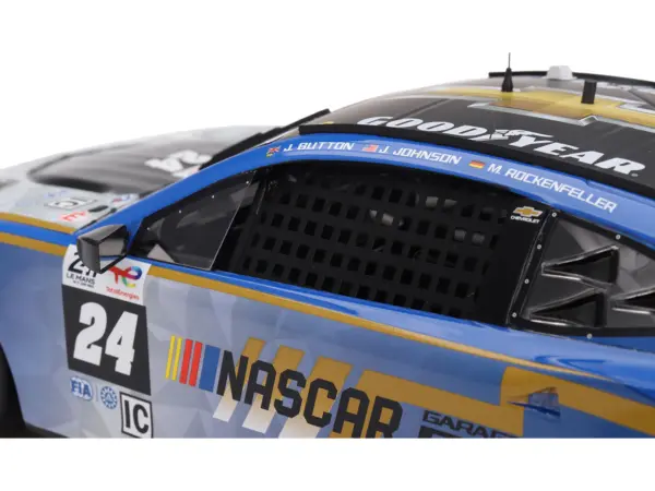 Chevrolet Camaro ZL1 #24 Jenson Button - Jimmie Johnson - Mike Rockenfeller "Hendrick Motorsports - NASCAR Next Gen Garage 56" Innovative "24 Hours of Le Mans" (2023) 1/18 Model Car by Top Speed #2
