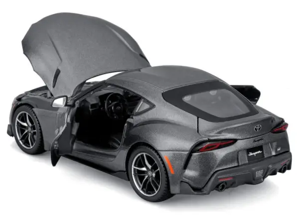 Toyota GR Supra Gray Metallic "Special Edition" Series 1/24 Diecast Model Car by Maisto #4