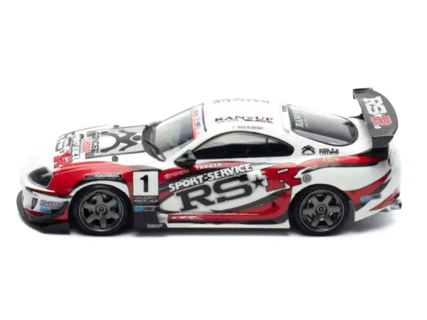 Toyota Supra (JZA80) RZ RHD (Right Hand Drive) #1 "Sport Service RSR" White with Graphics "Malaysia Exclusive" 1/64 Diecast Model Car by Ignition Model #3