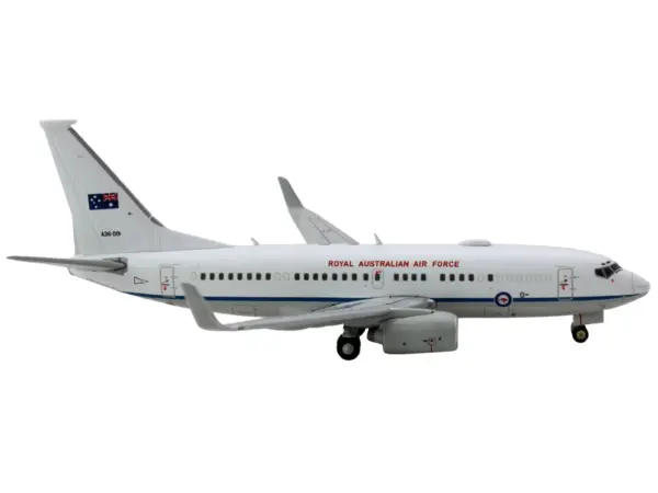 Boeing 737-700 Aircraft "Royal Australian Air Force" (A36-001) White with Blue Stripes "Gemini Macs" Series 1/400 Diecast Model Airplane by GeminiJets #2