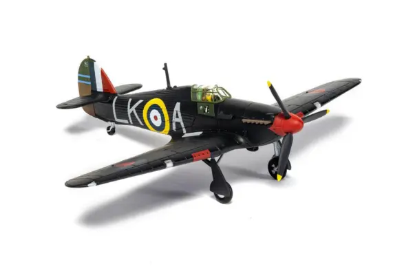 Hawker Hurricane Mk.I Fighter Aircraft "Sqn Ldr. Ian Richard 'Widge' Gleed No.87 Sqn Colerne" (1941) British Royal Air Force "The Aviation Archive" Series 1/72 Diecast Model by Corgi #3