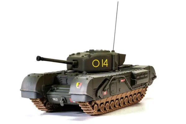Churchill Mk.IV Tank "'To Catch a Tiger' 'Toledo' C Squadron 14 Troop 21st Army Tank Brigade Tunisia" (1943) British Royal Army "Military Legends" Series 1/50 Diecast Model by Corgi #2