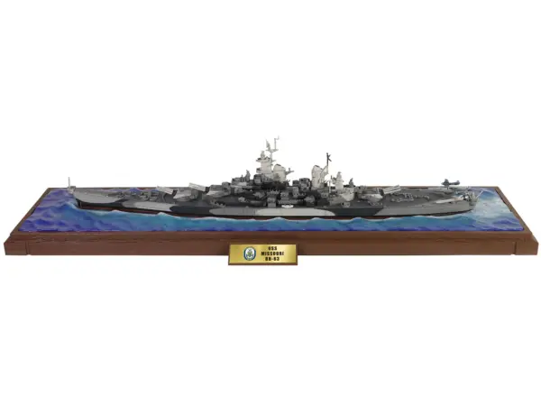USS Missouri (BB-63) Iowa-class Battleship "Battle of Okinawa" (1945) United States Navy (Waterline Edition) "Battleship" Series 1/700 Diecast Model by Forces of Valor #2