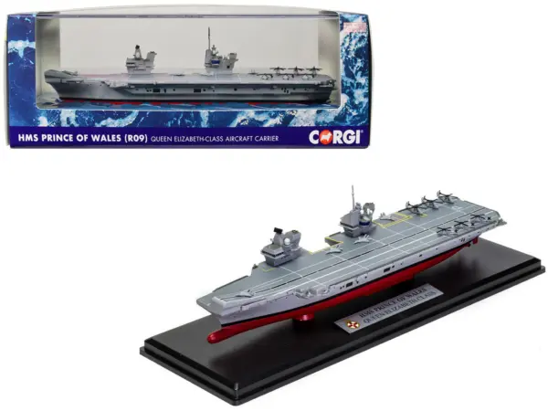 HMS Prince of Wales (R09) Aircraft Carrier "Queen Elizabeth-Class" British Royal Navy "Naval Power" Series 1/1250 Diecast Model by Corgi #1