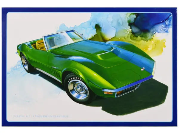 Skill 2 Model Kit 1972 Chevrolet Corvette Roadster 1/25 Scale Model by AMT #1