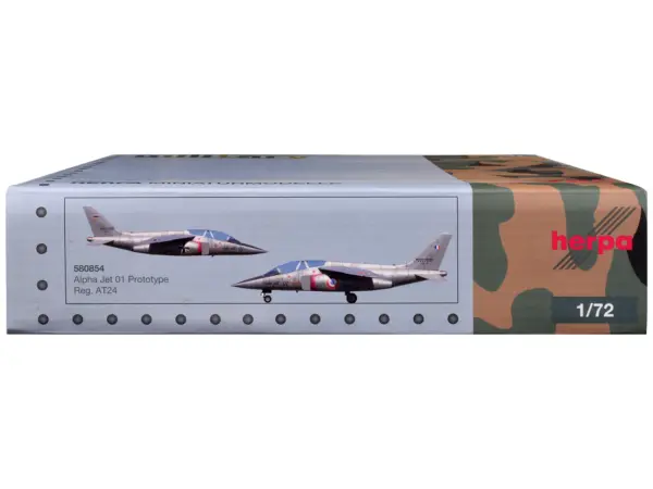 Dassault Alpha Jet Aircraft "01 Prototype" Registration AT24 "Military" Series 1/72 Diecast Model Airplane by Herpa #3