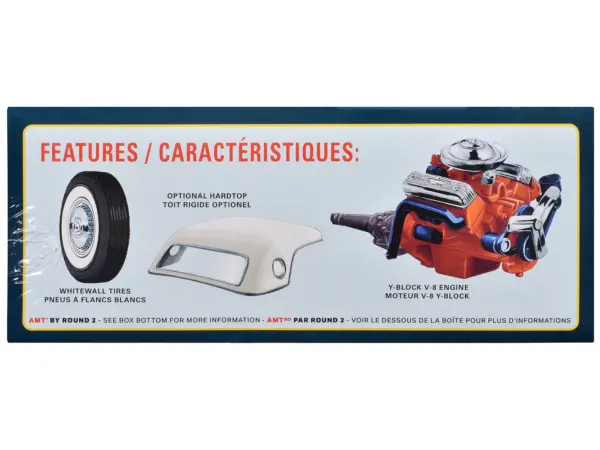 Skill 2 Model Kit 1956 Ford Thunderbird 1/25 Scale Model by AMT #2