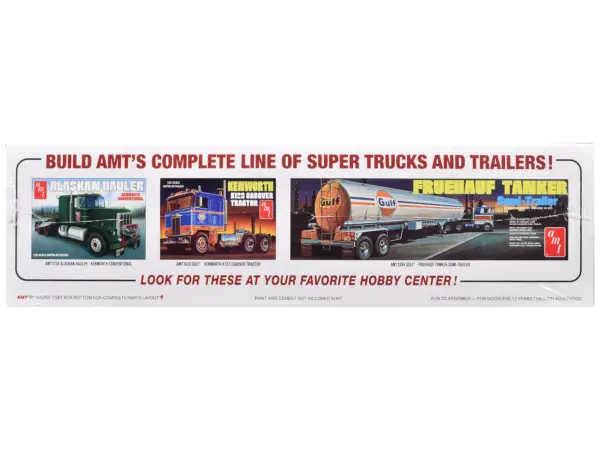 Skill 3 Model Kit Kenworth Aerodyne Cabover Truck Tractor 1/25 Scale Model by AMT #2