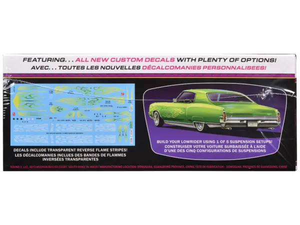 Skill 2 Model Kit 1970 Chevrolet Monte Carlo Lowrider "Kustom Kruisers" 1/25 Scale Model by AMT #3