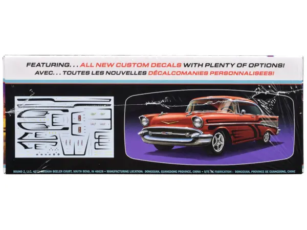 Skill 2 Model Kit 1957 Chevrolet Bel Air Street Machine "Kustom Kruisers" 1/25 Scale Model by AMT #2