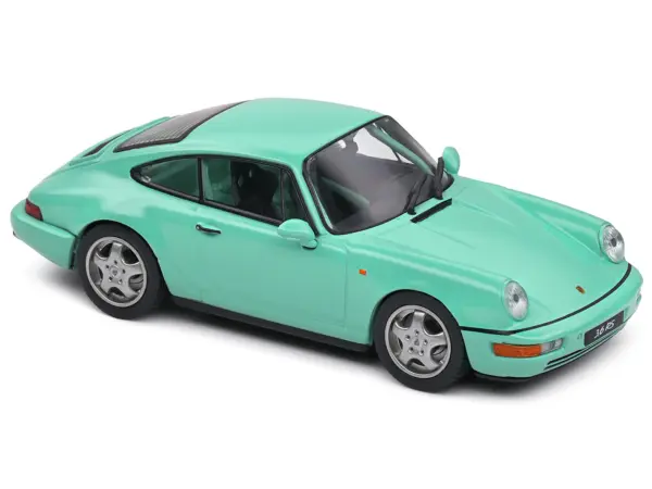 Porsche 911 (964) RS Clubsport Mint Green 1/43 Diecast Model Car by Solido #4