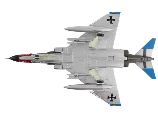 McDonnell Douglas F-4F Phantom II Fighter-Bomber Aircraft "Jagdgeschwader 74 (JG 74) Molders" (1982) German Luftwaffe "Air Power Series" 1/72 Diecast Model by Hobby Master #4