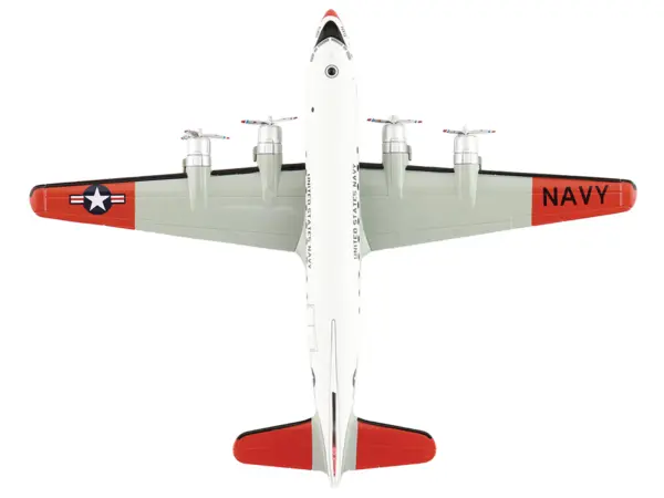 Douglas C-54Q Skymaster Transport Aircraft "US Navy Test Pilot School" (1973) United States Navy "Airliner Series" 1/200 Diecast Model by Hobby Master #3