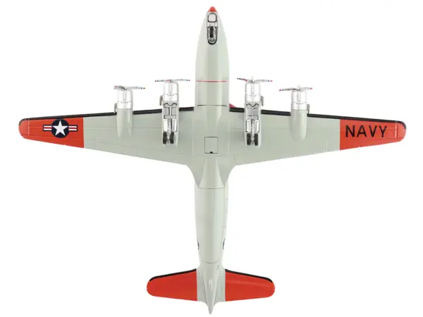 Douglas C-54Q Skymaster Transport Aircraft "US Navy Test Pilot School" (1973) United States Navy "Airliner Series" 1/200 Diecast Model by Hobby Master #4