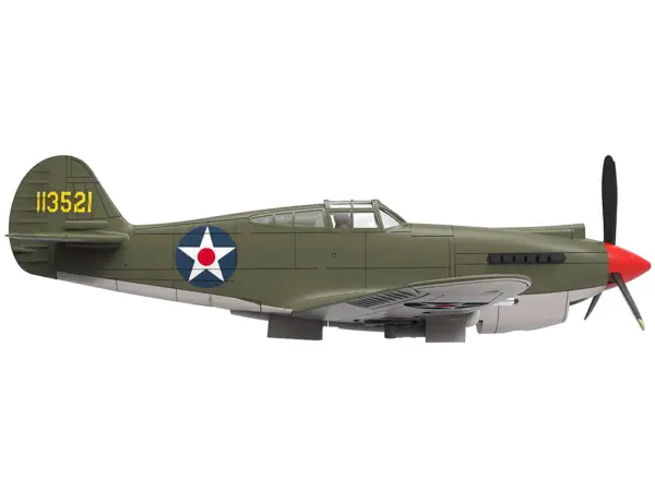 Curtiss P-40B Warhawk Aircraft "Hawaii" (1945) United States Army Air Forces "Planes of World War II" Series 1/72 Diecast Model Airplane by Luppa #2