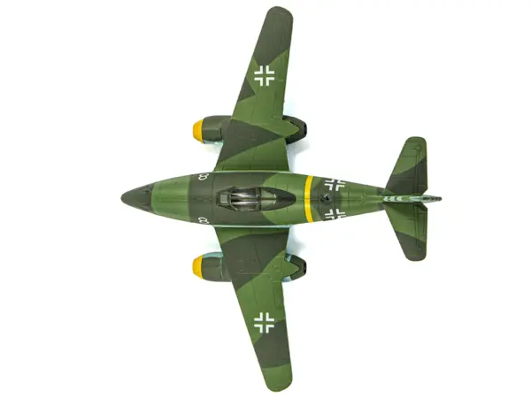 Messerschmitt Me 262 Fighter Aircraft "White 8 258 aerial victory ace Walter Nowotny Kommando Nowotny Germany" (1944) German Luftwaffe 1/72 Diecast Model Airplane by Luppa #2