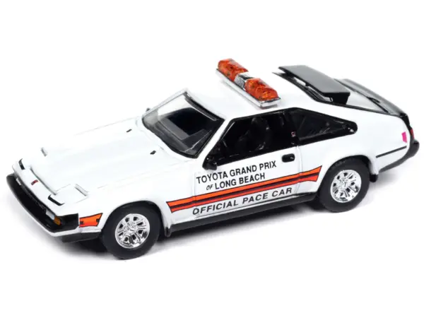 1983 Toyota Celica Supra "Toyota Grand Prix of Long Beach Official Pace Car" White "Import Legends" Series 1/64 Diecast Model Car by Auto World #2