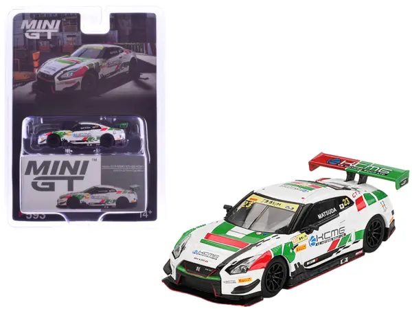 Nissan GT-R NISMO GT3 #23 Tsugio Matsuda "KCMG" "FIA GT World Cup Macau" (2018) Limited Edition 1/64 Diecast Model Car by Mini GT #1